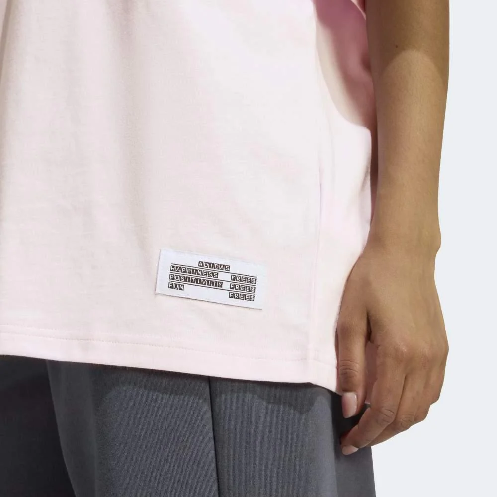 adidas Camiseta Estampada Mini Embroidery Oversized - Image 3