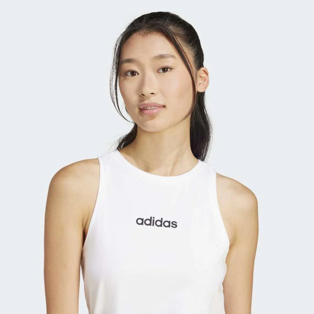 adidas Camiseta Sin Mangas Essentials Linear Slim Cotton - Image 3