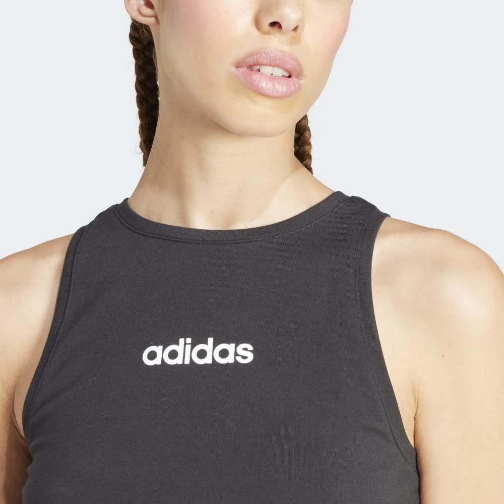 adidas Camiseta Sin Mangas Essentials Linear Slim Cotton - Image 3