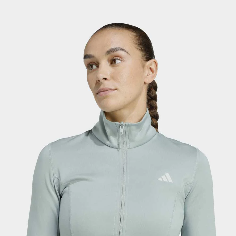 adidas Chaqueta Con Cierre De Cremallera Optime Essentials - Image 3
