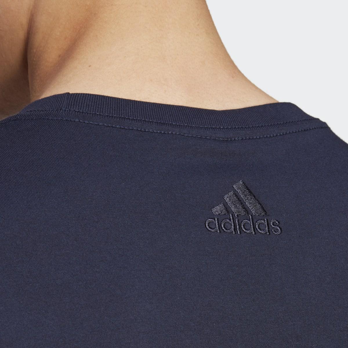 adidas Essentials Single Jersey Linear Embroidered Logo - Image 5