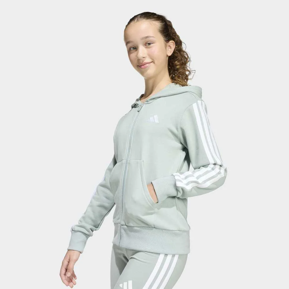 adidas Sudadera Con Capucha Essentials Con Cierre De Cremallera - Image 3