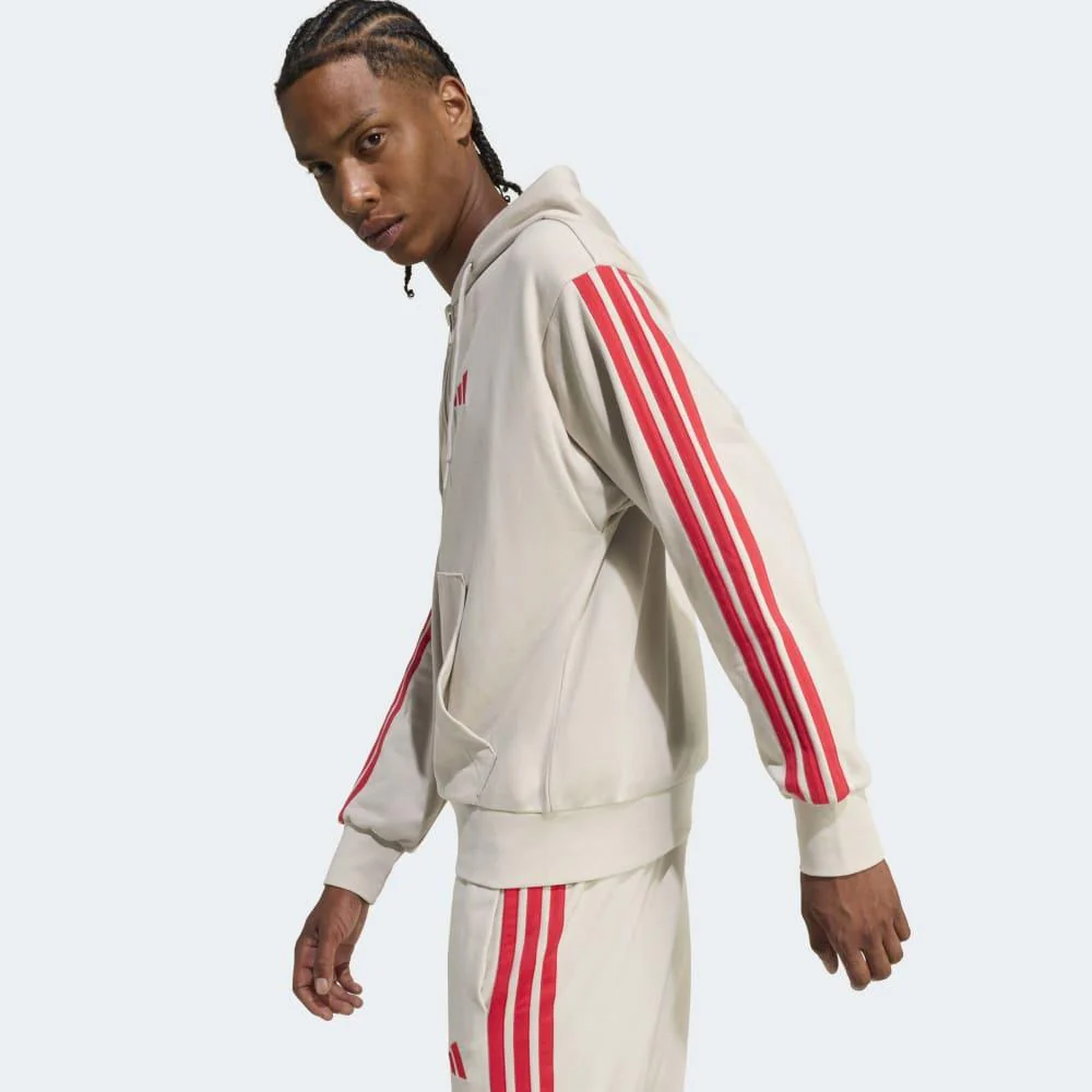 adidas Sudadera Con Capucha Essentials French Terry 3 Bandas - Image 3