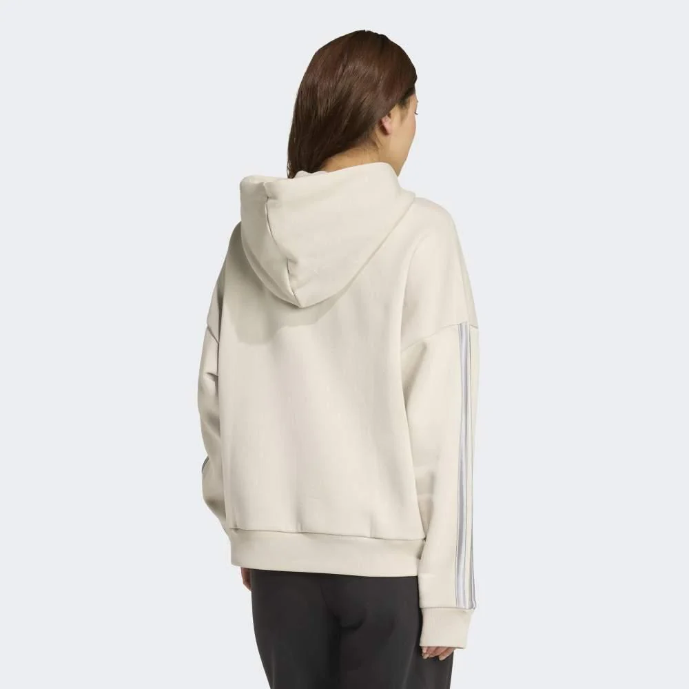 adidas Sudadera Con Capucha Holiday 3-Stripes Fleece - Image 3