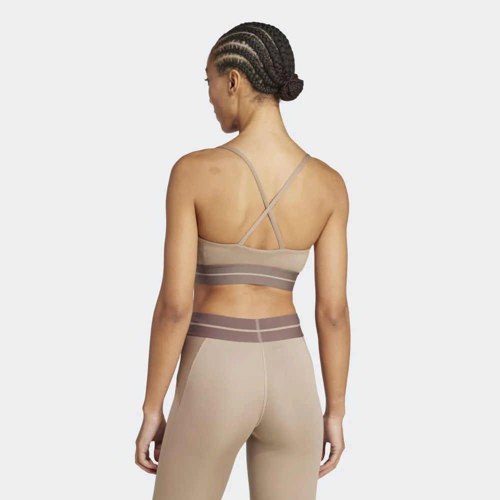 adidas Sujetador Deportivo Baja Sujeción Mujer Hyperglam Rib Bralette - Image 2