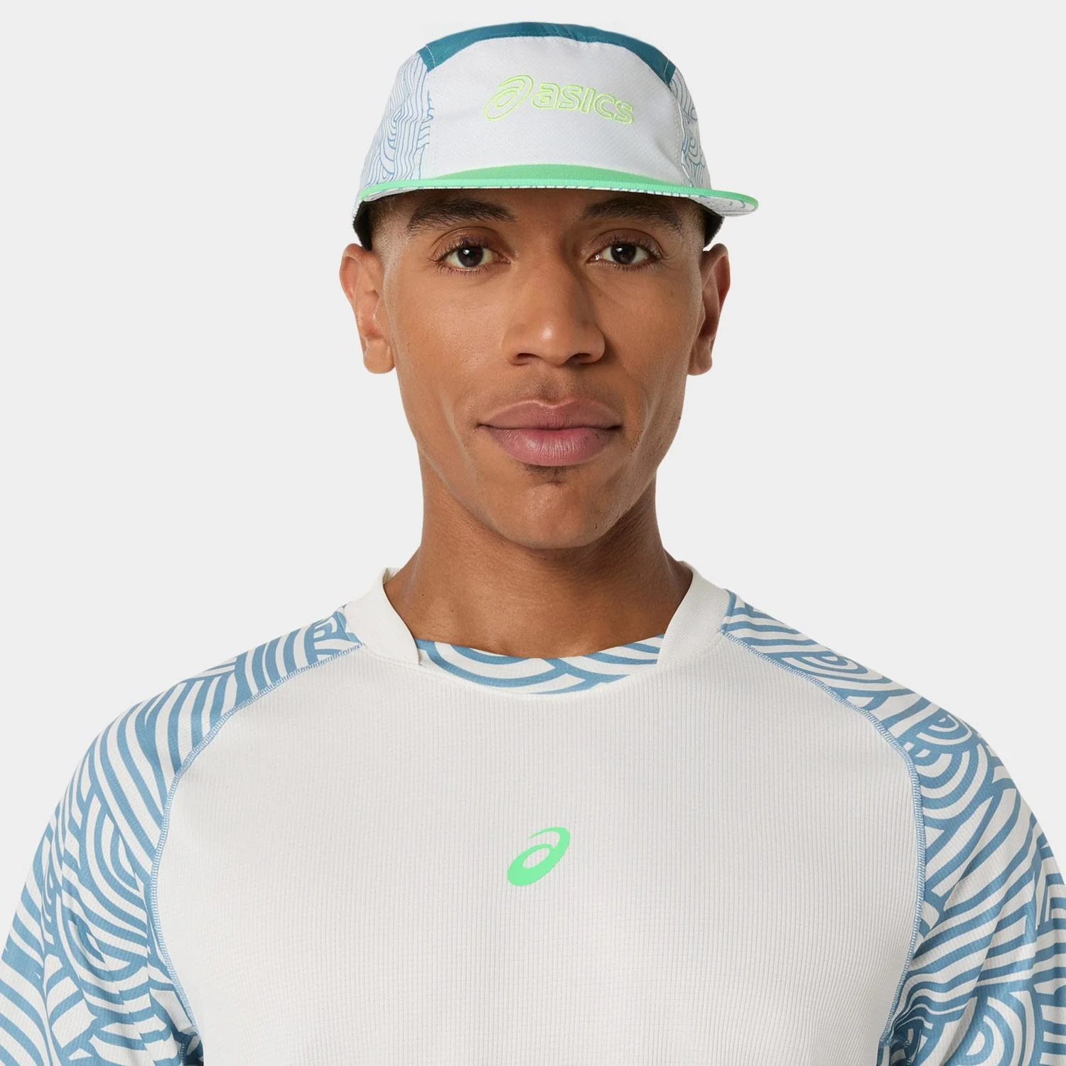 Camiseta Asics Padel Court All Over Print Ss Top Hombre - Image 3