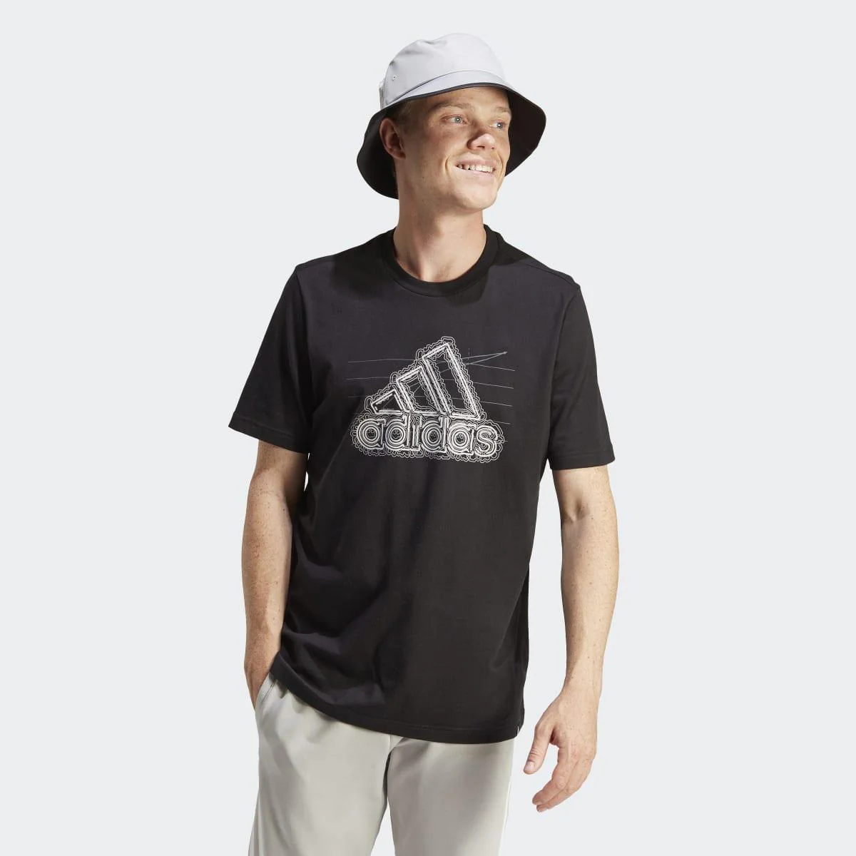 Camiseta Casual Hombre M Growth Bos T adidas Sportswear