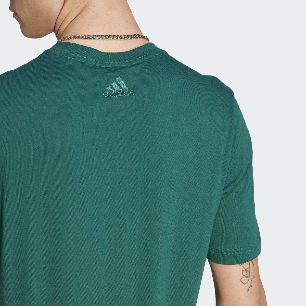 Camiseta Casual Hombre M Lin Sj T adidas Sportswear - Image 5