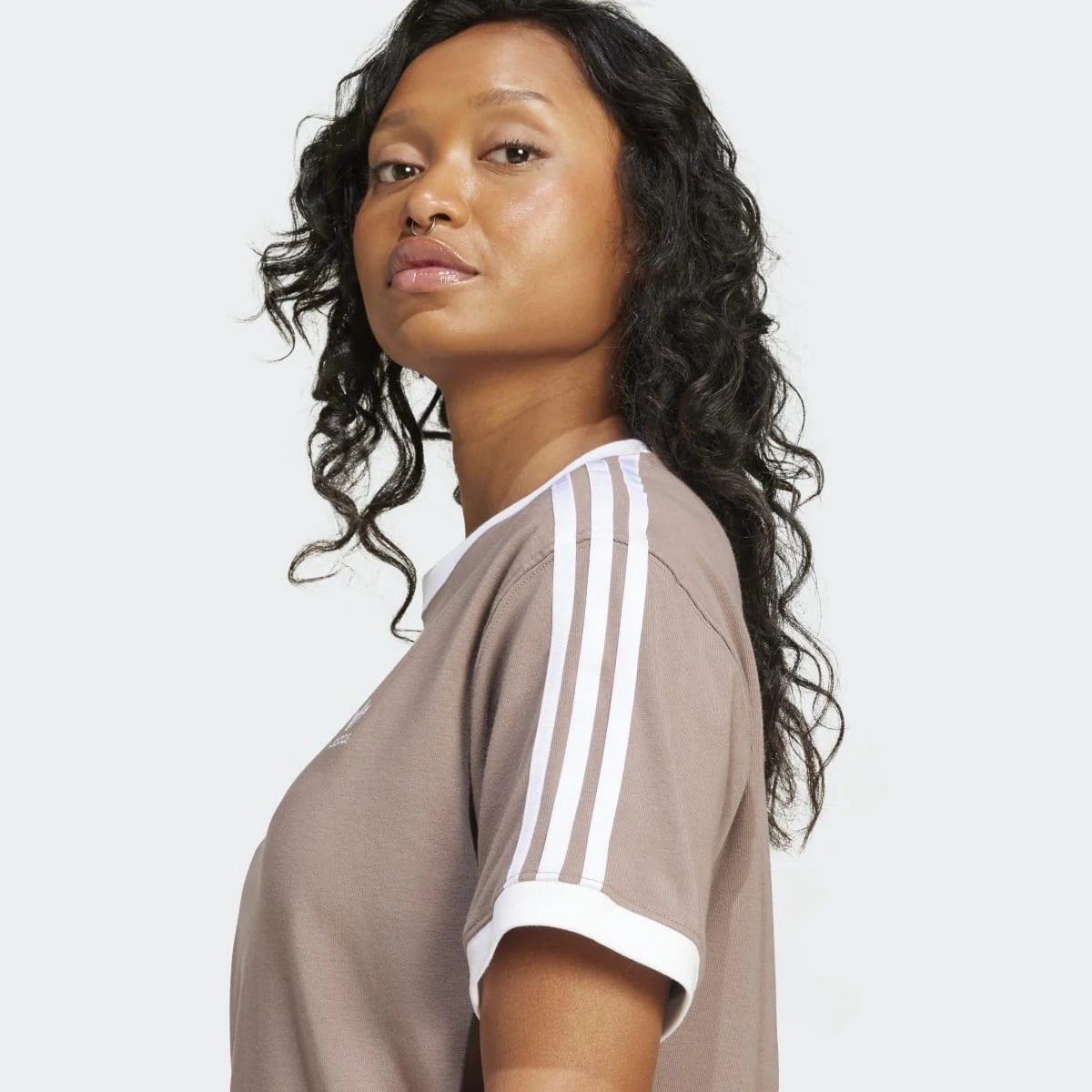 Camiseta Mujer 3 Stripe Tee adidas Originals - Image 3