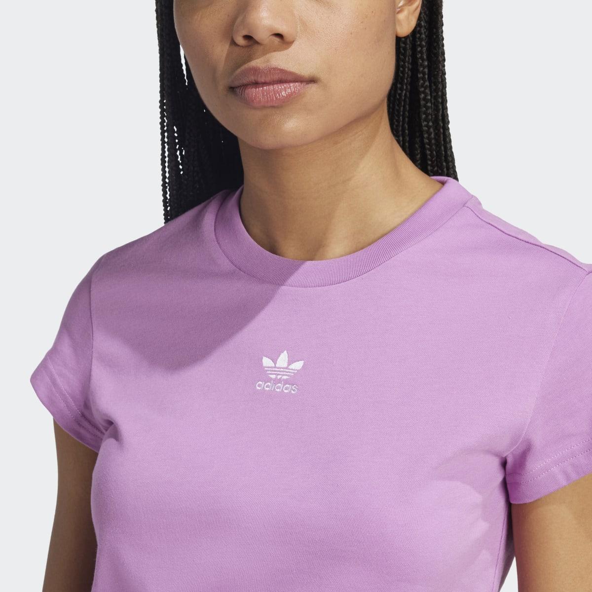 Camisetas Mujer Ess Slim Tee adidas Originals - Image 4
