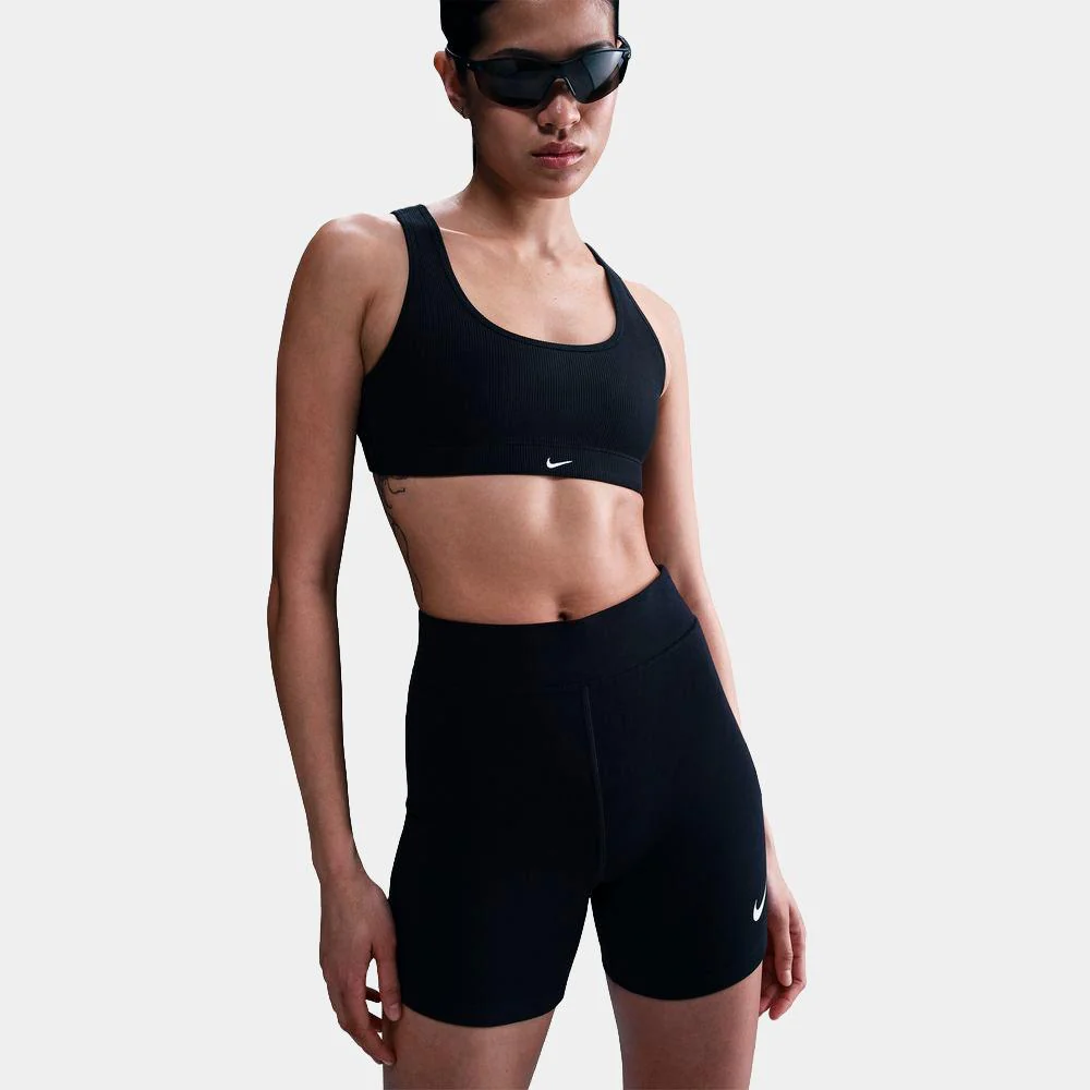 Mallas Nike Sportswear Classic Cortas De 13 cm Y Talle Alto - Mujer