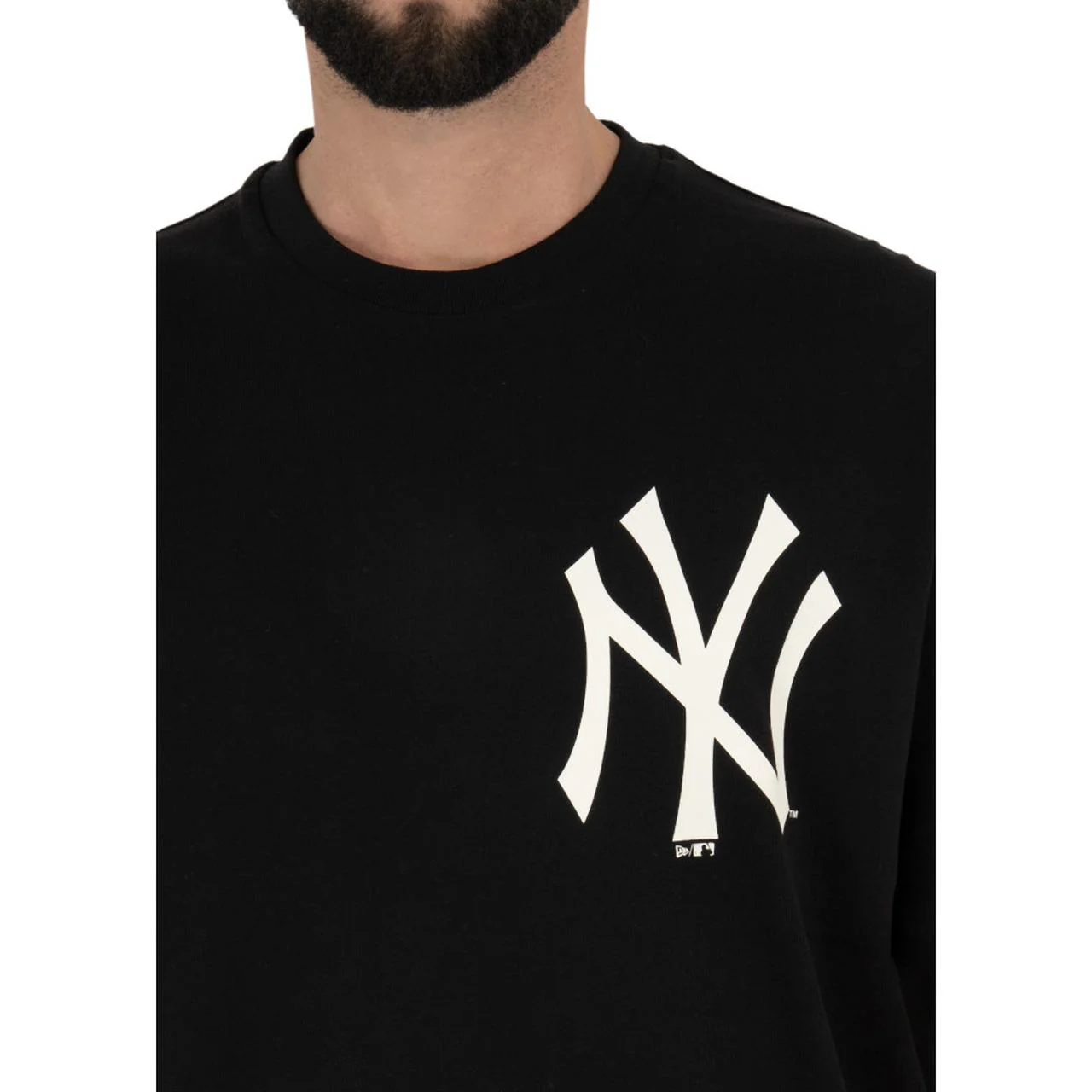 Mlb Big Logo Oversized Tee Neyyan Blk - Image 3