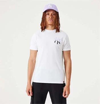 New Era Camiseta New York Yankees Mlb Drip Logo Blanco