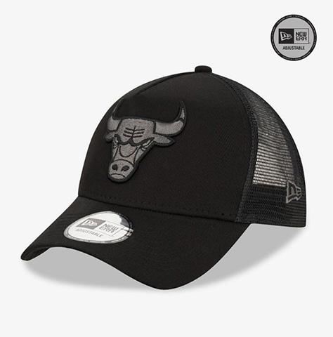 New Era Gorra Chicago Bulls Tonal Negro A-Frame Trucker