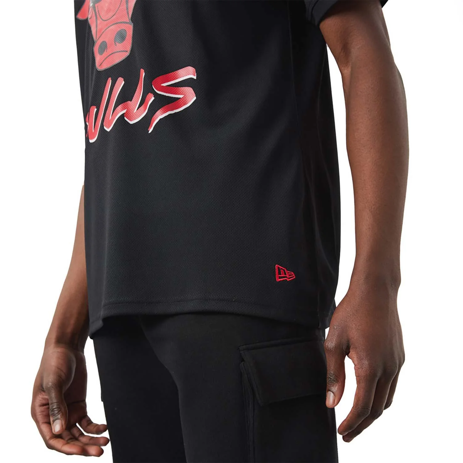 New Era Nba Script Mesh Tee - Image 3