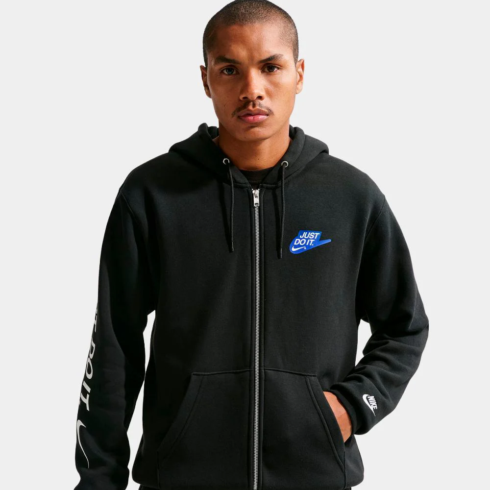Nike Sportswear Club Men's FulL-Zip Fleece Hoodie - Image 3