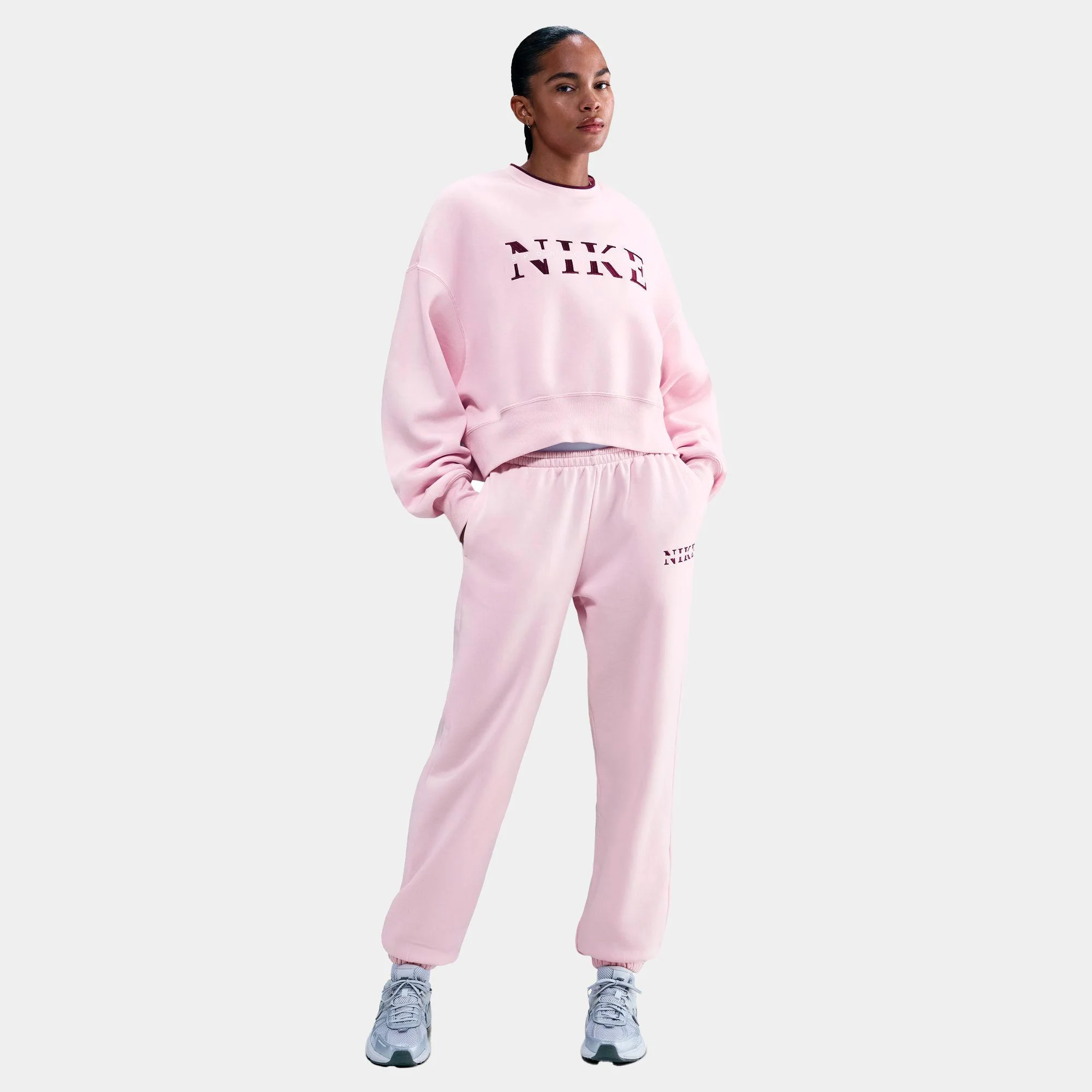 Pantalón De Chándal Nike Sportswear Phoenix Fleece De Talle Alto - Mujer - Image 2