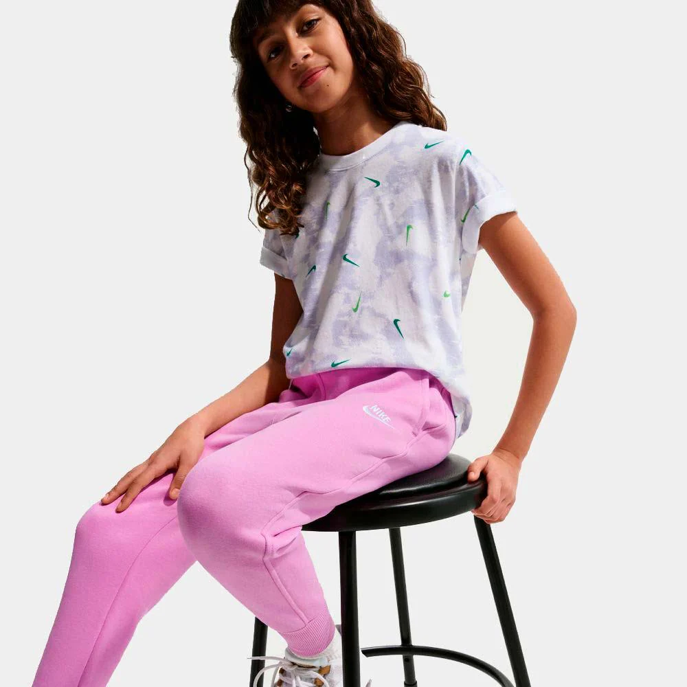 Pantalón Nike Sportswear Club Fleece Ajustado De Talle Alto - Niña - Image 5