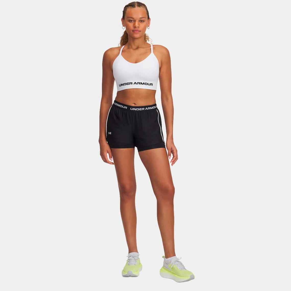 Pantalones Cortos Ua Tech™ Play Up 2-IN-1 Para Mujer - Image 4