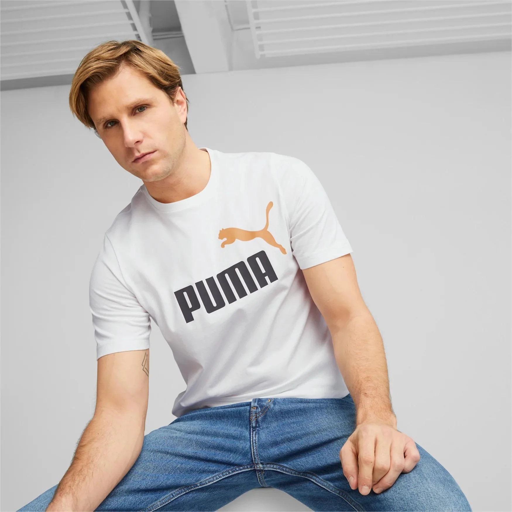 Puma Essential+ 2 Col Logo Tee