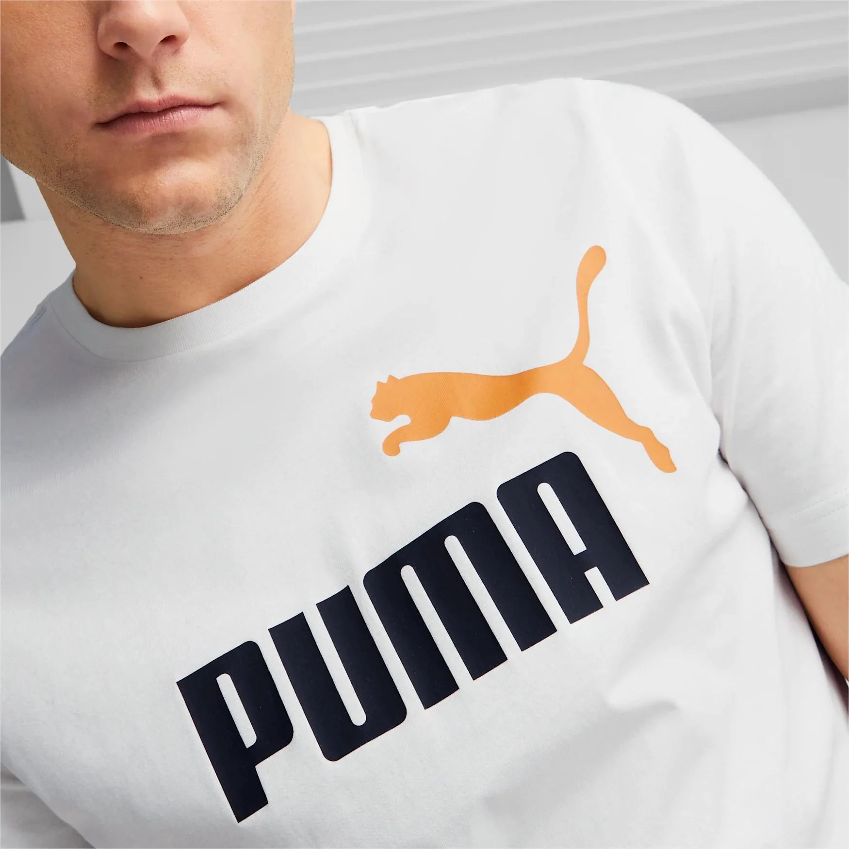 Puma Essential+ 2 Col Logo Tee - Image 5
