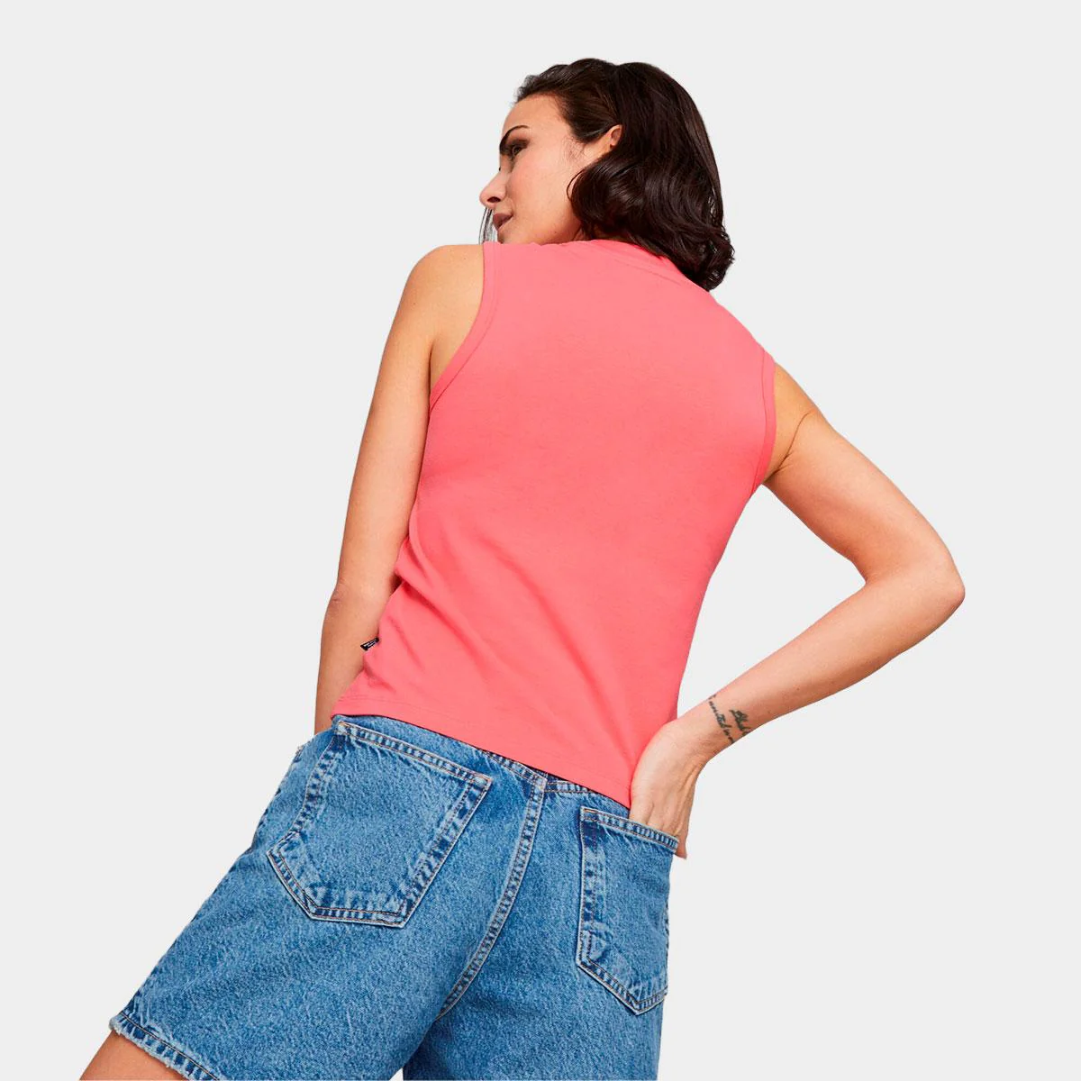 Puma Essesential Slim Logo Tank - Image 2