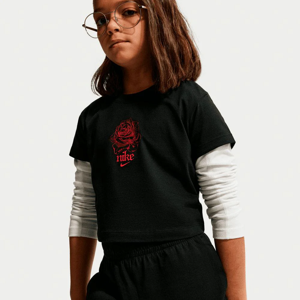 Shorts Nike Sportswear De Punto Para Niña - Image 3