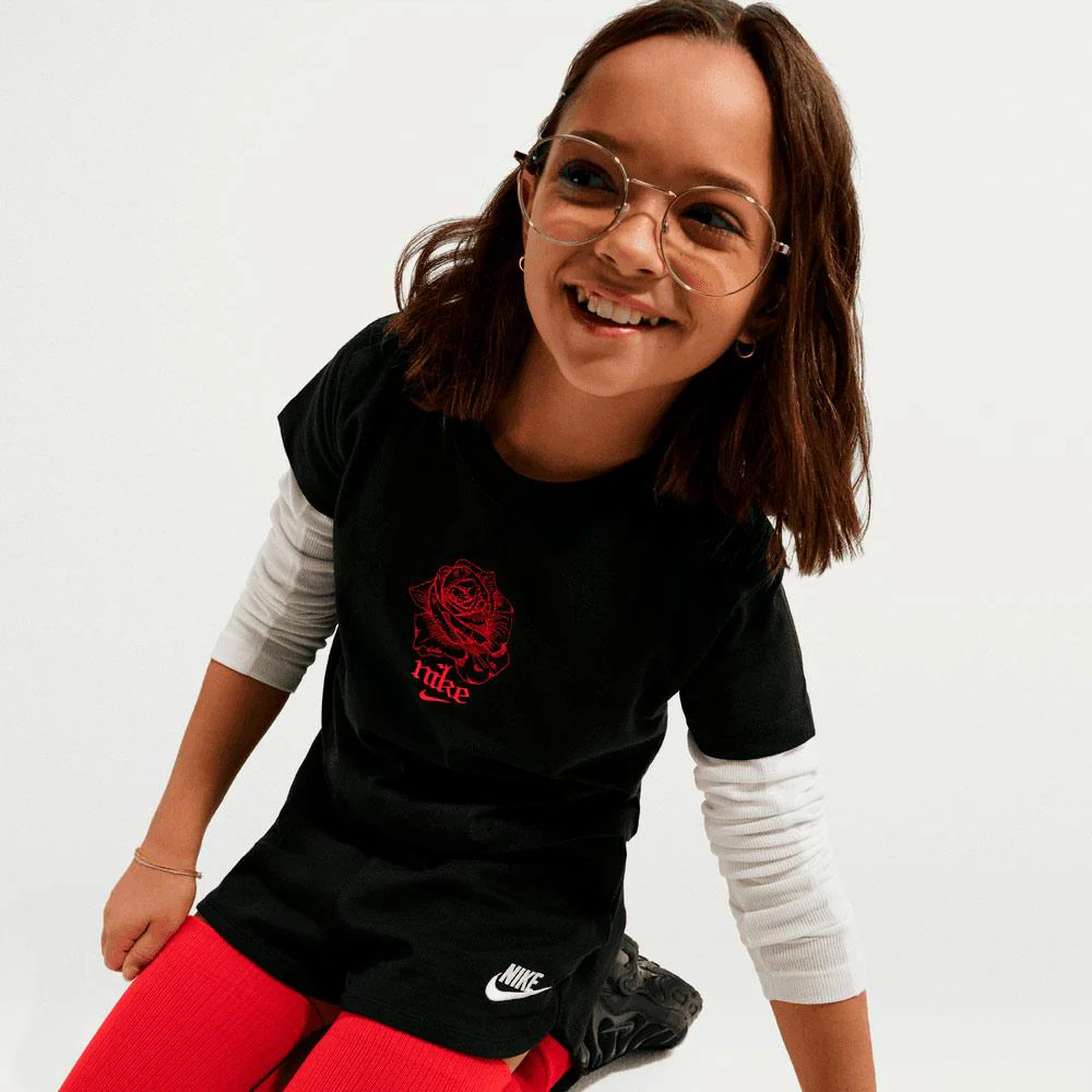 Shorts Nike Sportswear De Punto Para Niña - Image 5