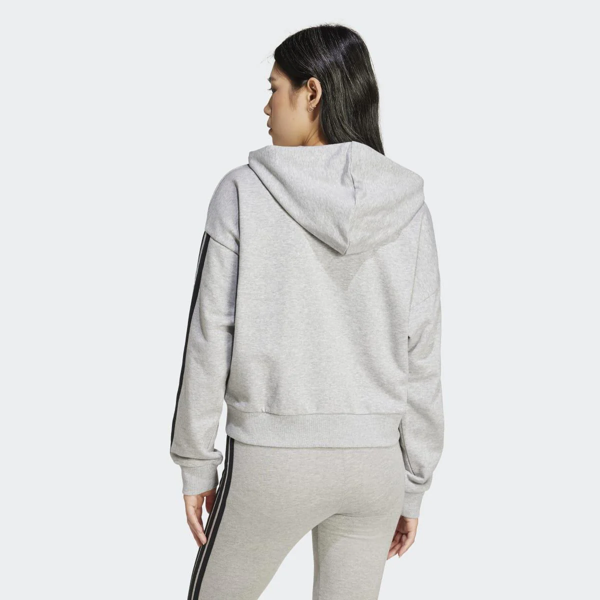 adidas Chaqueta Con Capucha Essentials French Terry 3 Bandas - Image 2