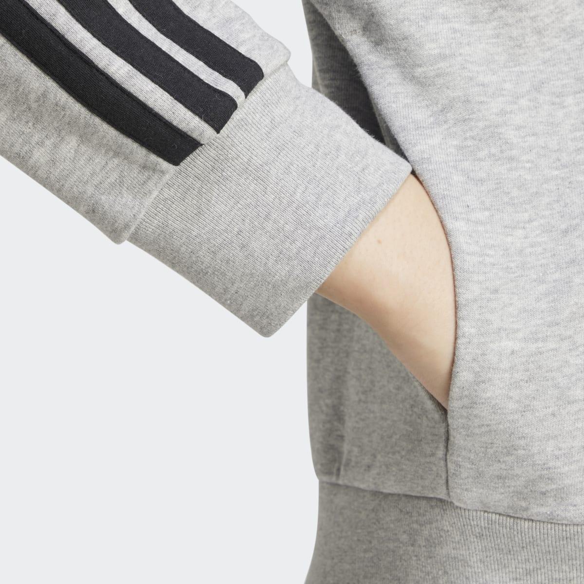 adidas Chaqueta Con Capucha Essentials French Terry 3 Bandas - Image 3