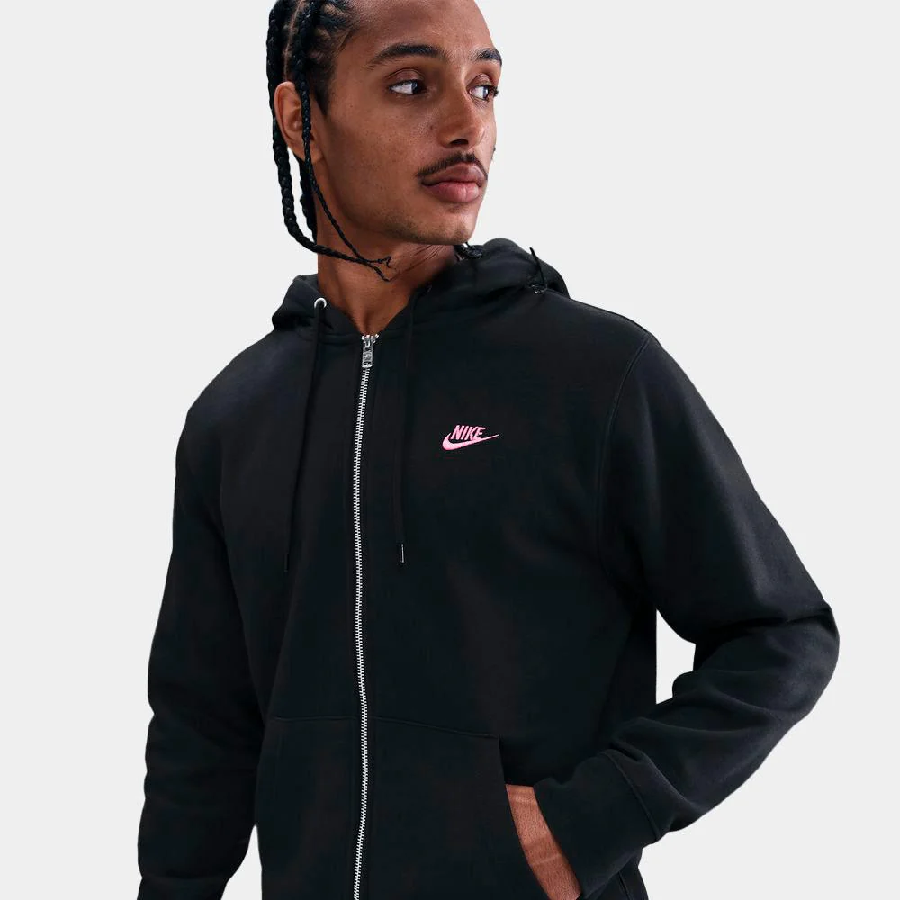 Sudadera Nike Club Con Capucha Y Cremallera Completa Fleece Para Hombre - Image 3