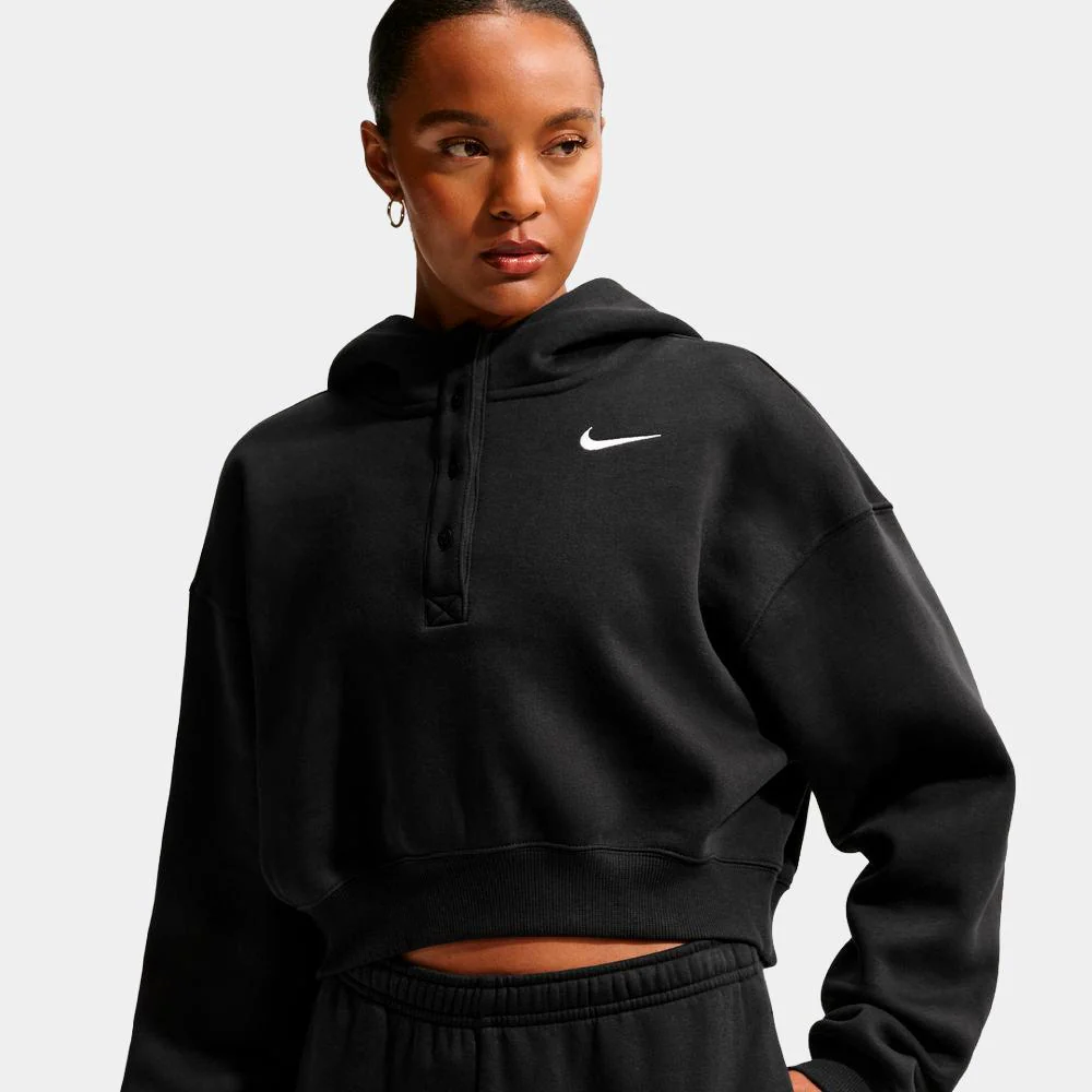 Sudadera Nike Sportswear Phoenix Fleece Con Capucha Henley - Mujer - Image 3