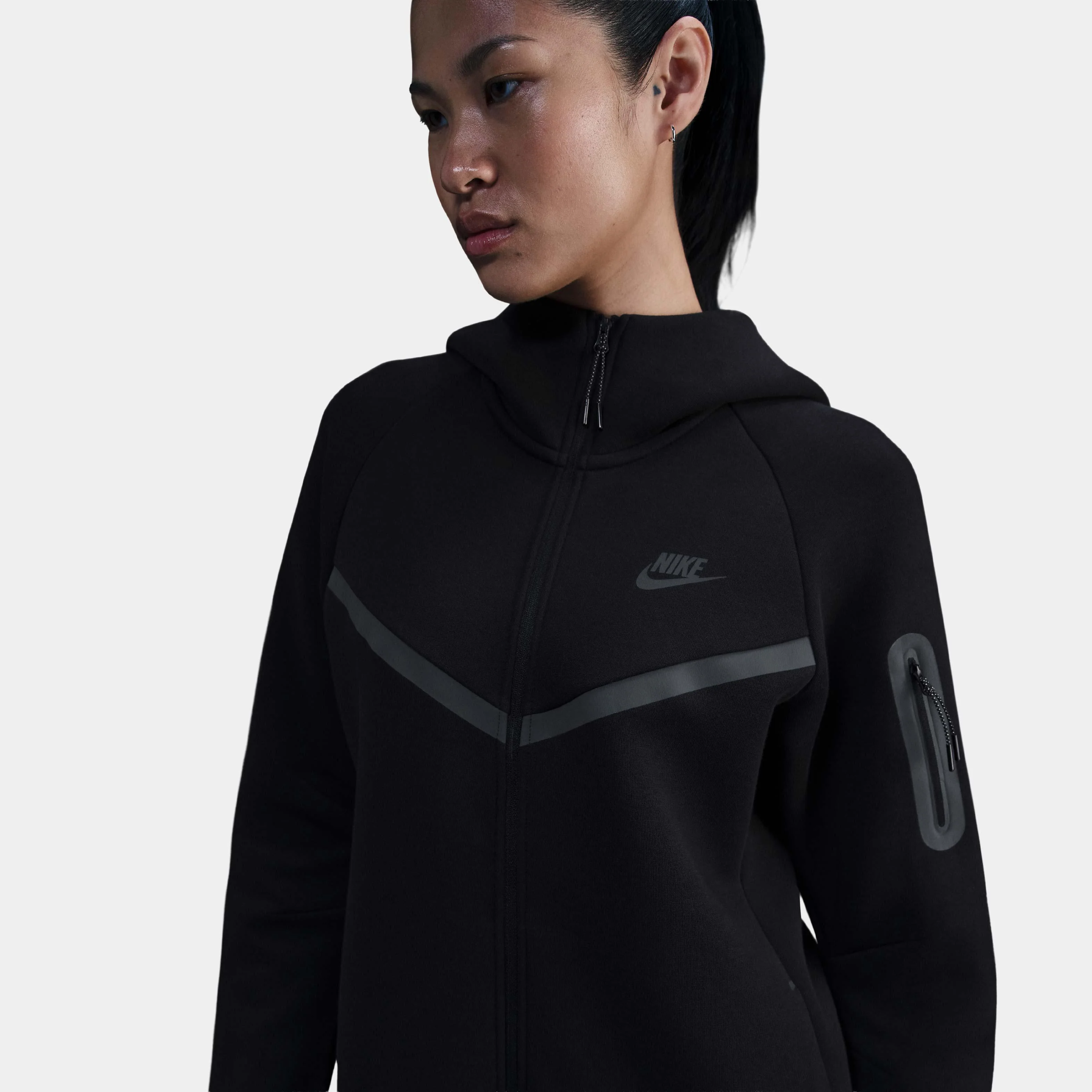 Sudadera Nike Sportswear Tech Fleece Windrunner Con Capucha Y Cremallera Completa Para Mujer - Image 4
